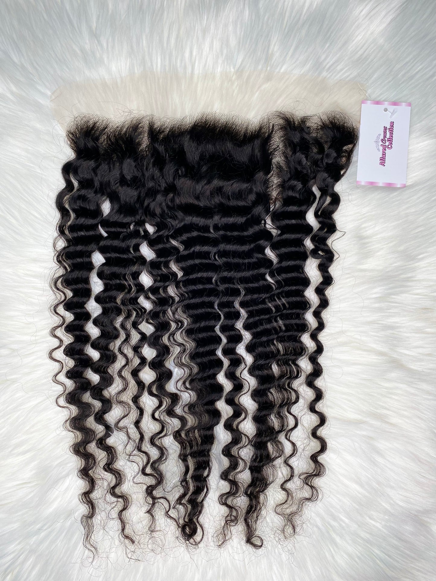 Deep Wave Lace Frontal, Deep Wave Frontal, Lace Frontal, 13x4 Lace Frontal, 13x6 Lace Frontal, Transparent Lace Frontal, HD Lace Frontal, Tangle-Free Hair Extensions, Allured Crowns Collection