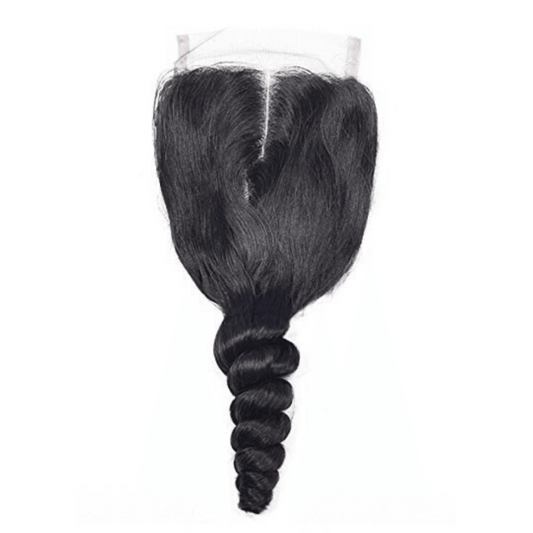 Loose Wave Closure, Loose Wave Closure, Loose Wave Hair Extensions, 4x4 Closure, 5x5 Closure, Tangle-Free Hair Extensions, virgin hair closure