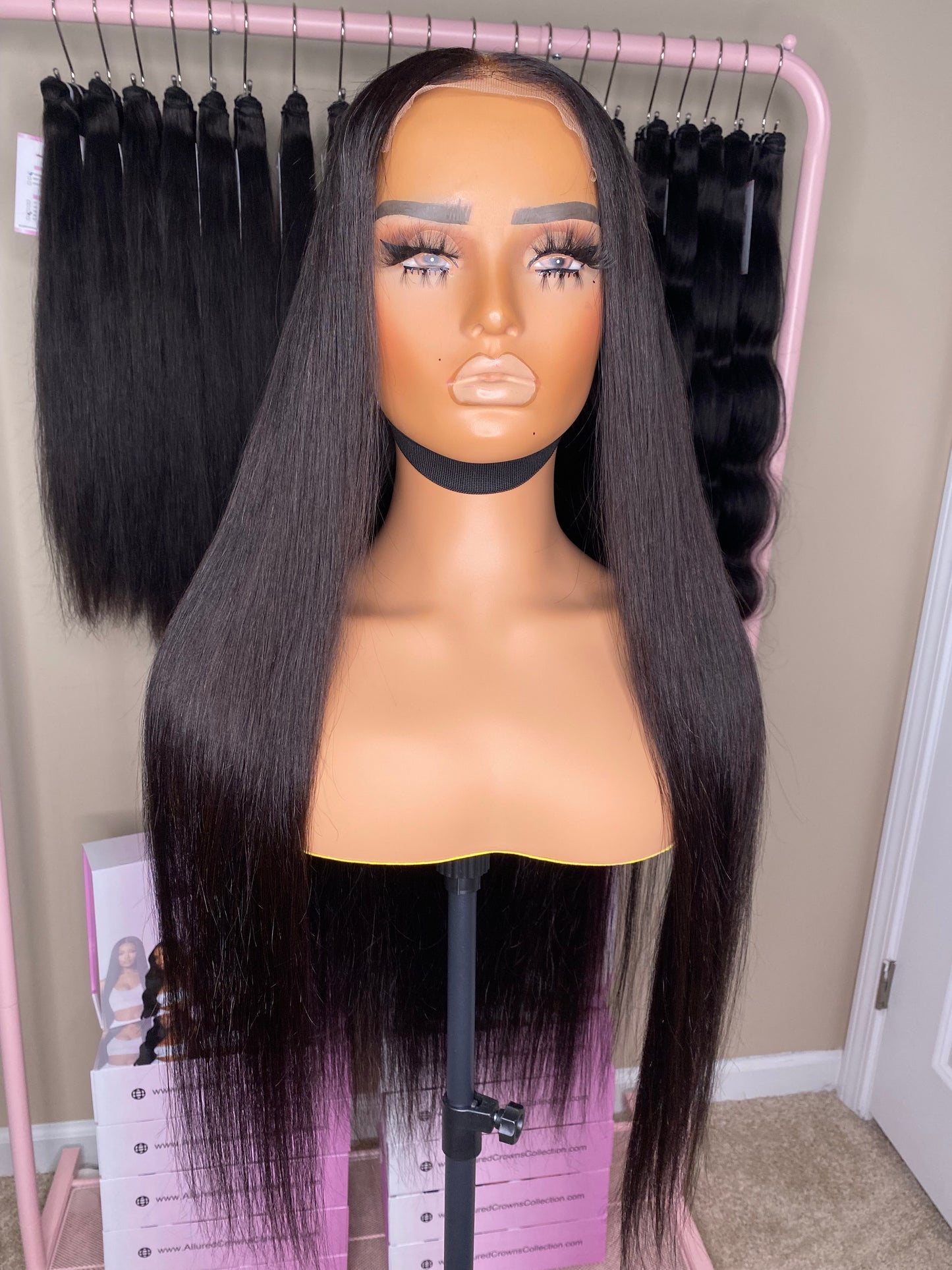 Straight Closure Wig