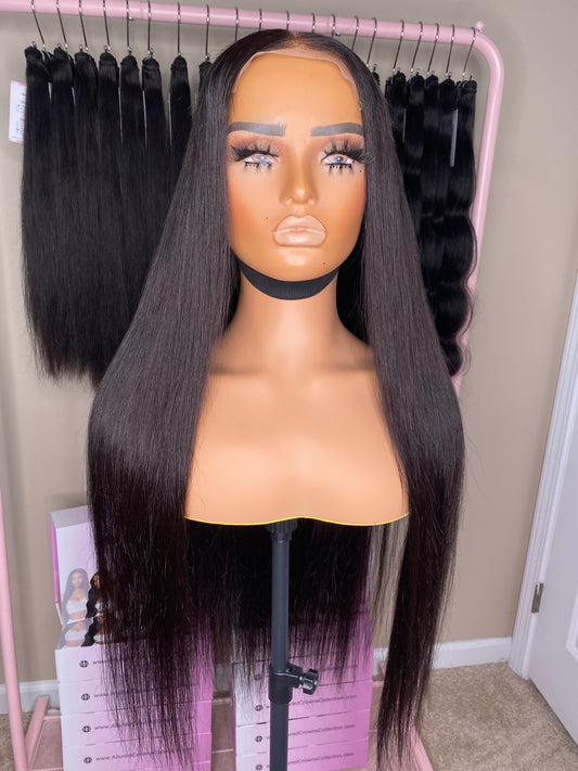 Straight Closure Wig