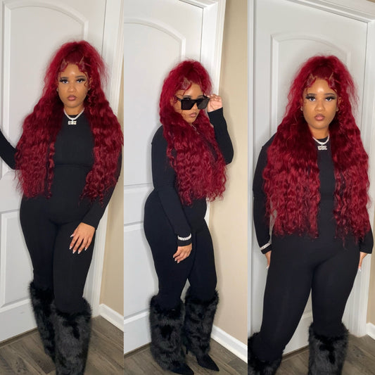 Burgundy Frontal Wigs