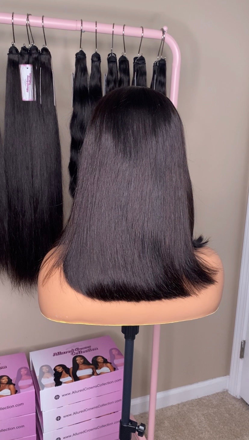 14” Straight Bob Wig (Hair on Hand)