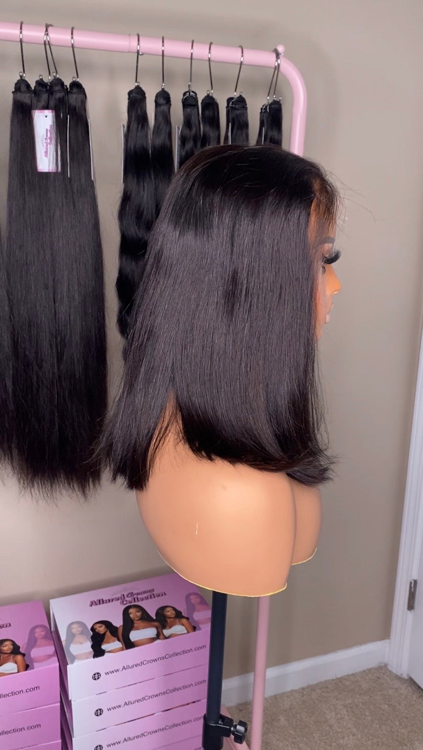 14” Straight Bob Wig (Hair on Hand)