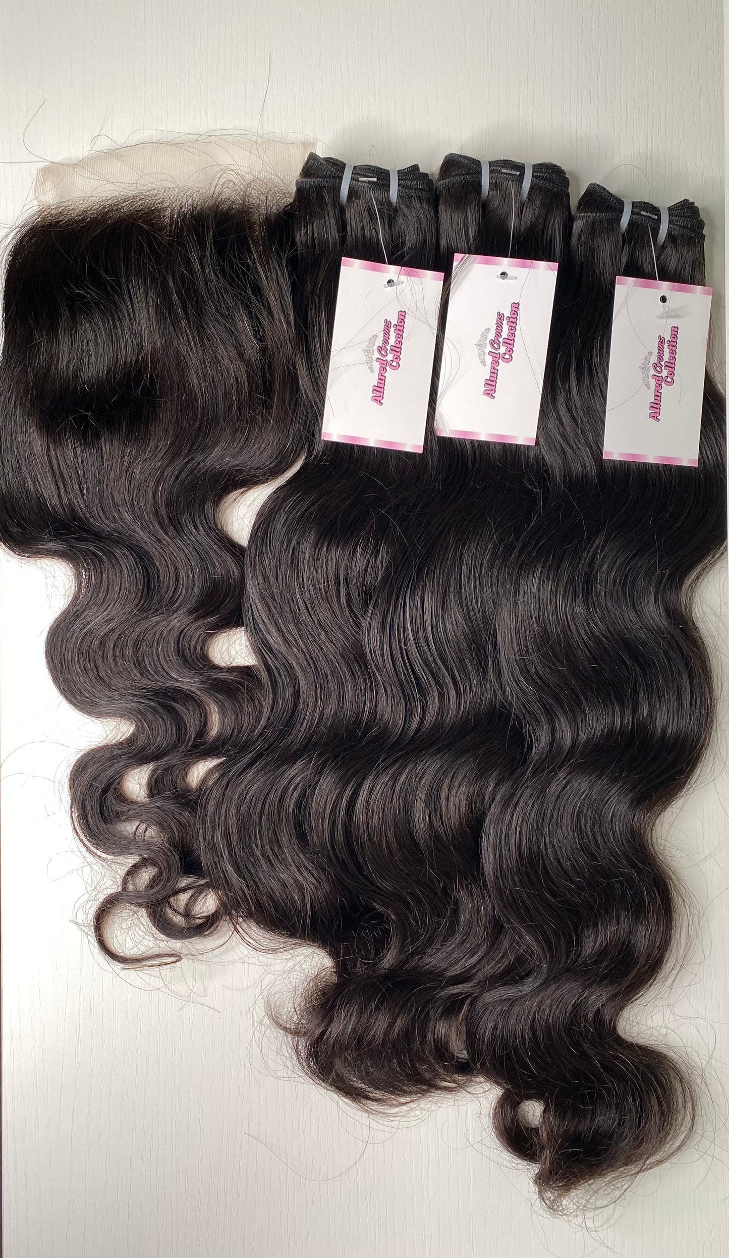 Body Wave Bundle Deal- 18,20,22 w/ Closure- 18” (Hair on Hand)